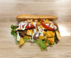 Kebab, Nachos & Cheddar Sandwich